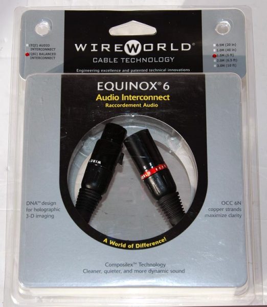 Wireworld Audio Equinox 6 XLR Kabel