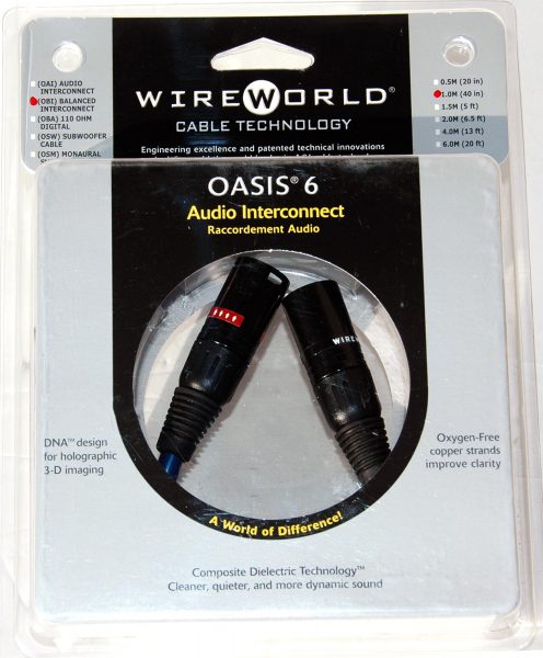 Wireworld Audio Oasis 6 XLR Kabel