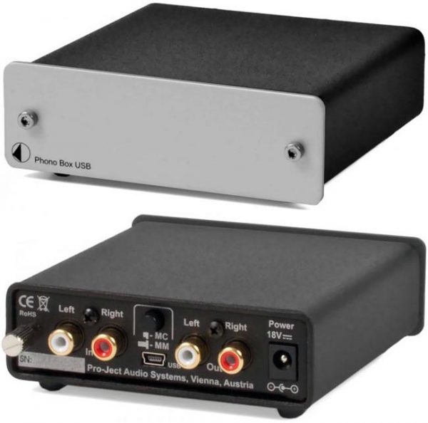 Pro-Ject Phono Box USB Phono MM / MC Vorverstärker mit USB-Anschluss