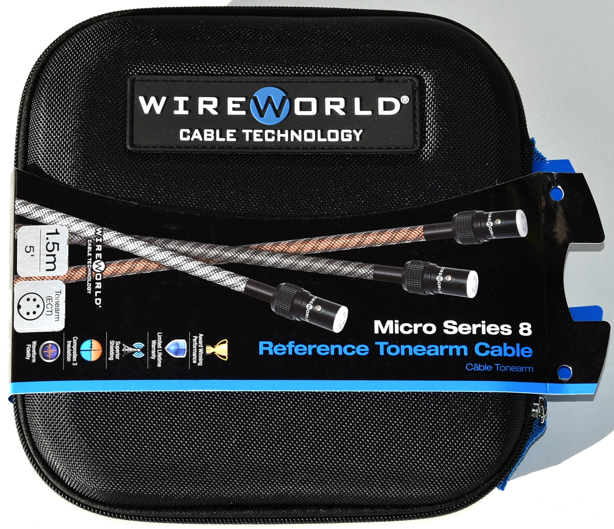Wireworld Micro Elipse 8 Phono 5-pol-DIN auf Cinch