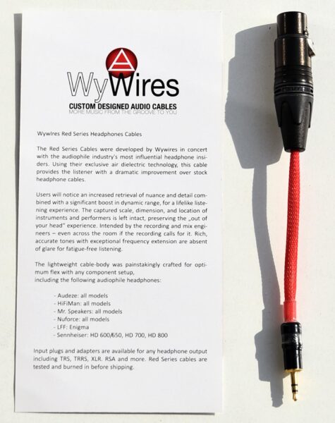 Wywires 3,5mm-Klinkenstecker auf 4-Pin-XLR
