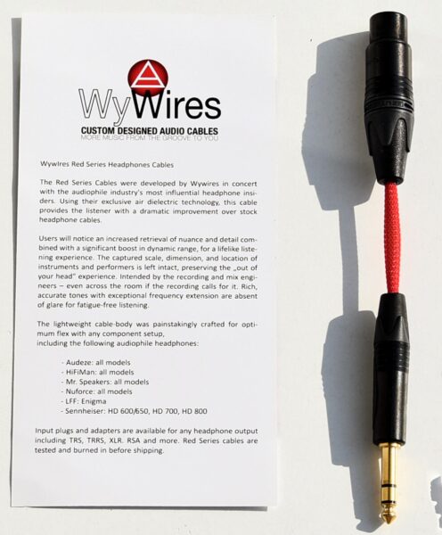 Wywires 6,3mm-Klinkenstecker auf 4-Pin-XLR
